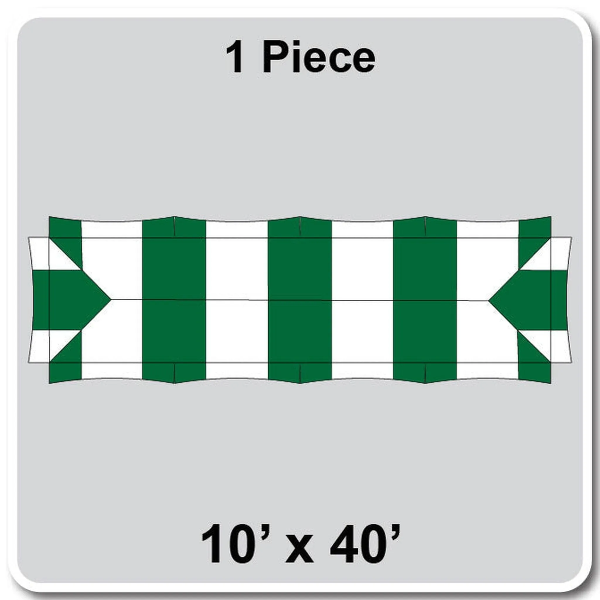 10' Wide Master Series Frame Tent Top
