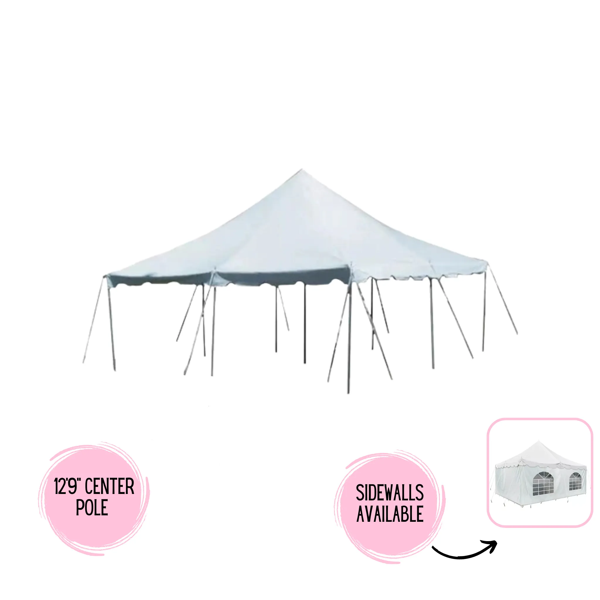 20x20 Residential Pole Tent