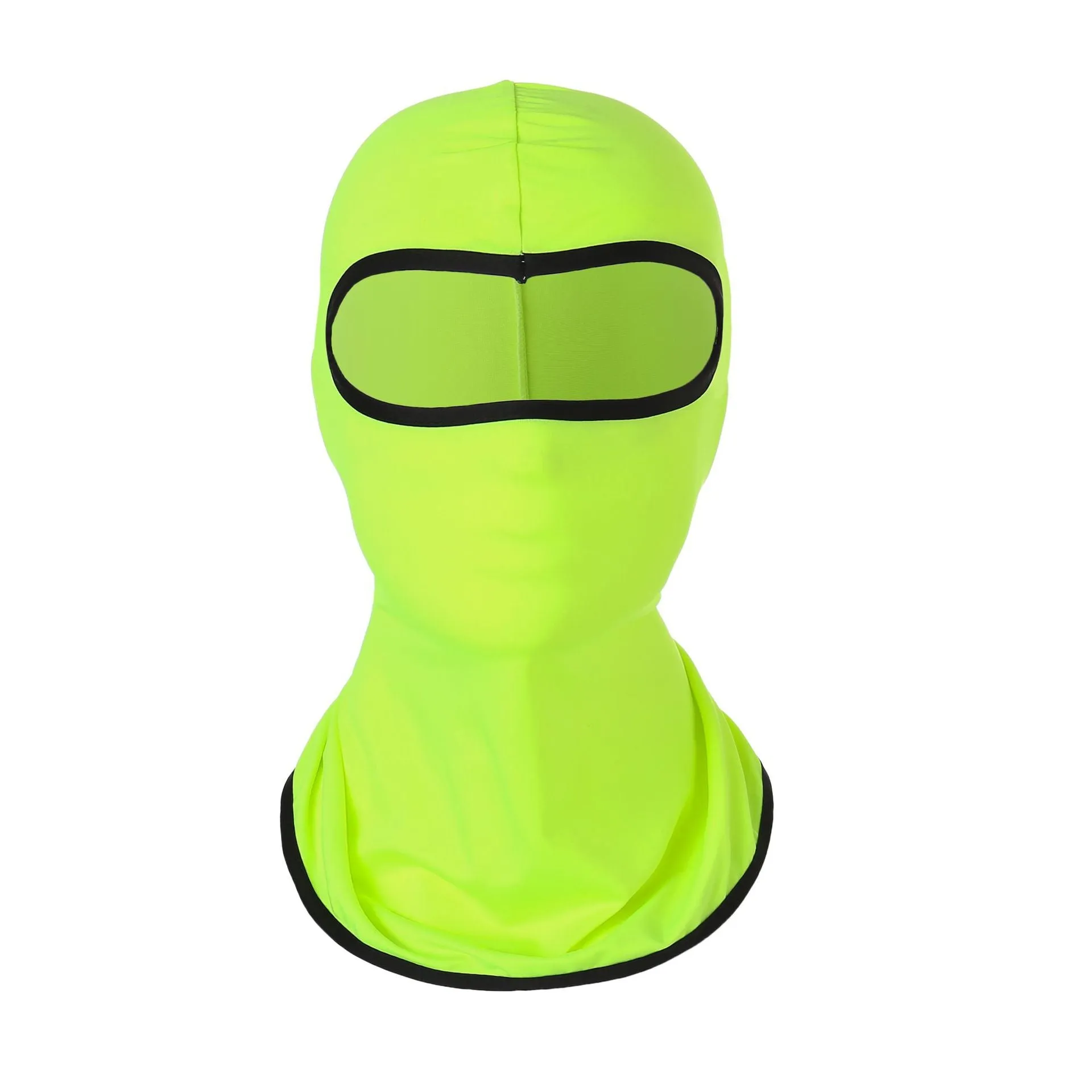2PCs Windtight Hoods Sun-Proof Breathable Summer Ice Silk Face Mask for Outdoor Cycling