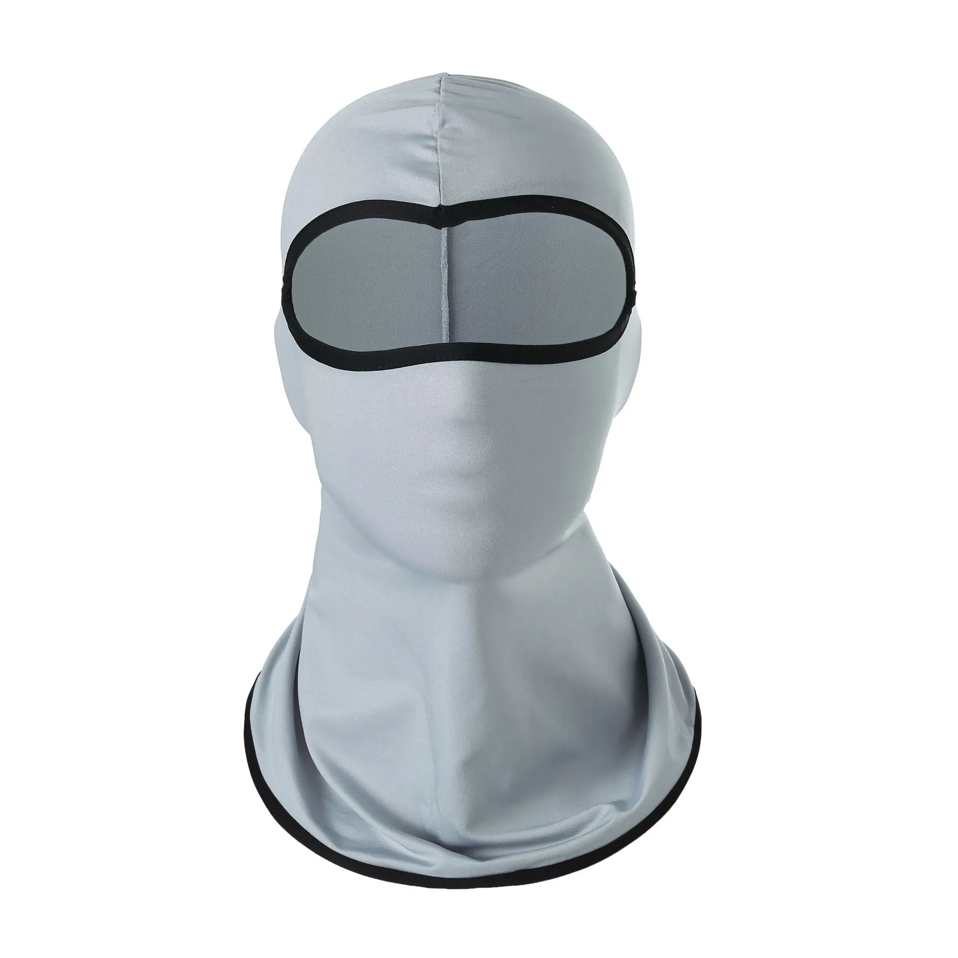2PCs Windtight Hoods Sun-Proof Breathable Summer Ice Silk Face Mask for Outdoor Cycling