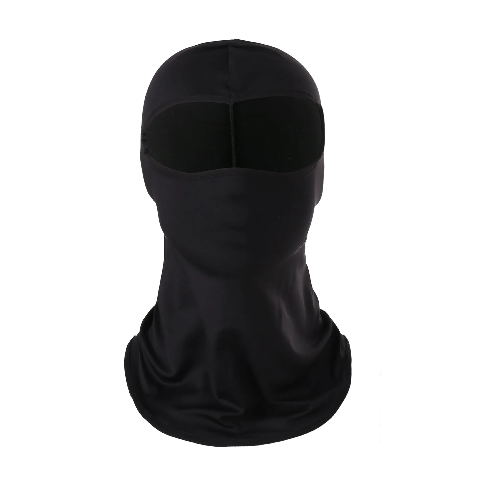 2PCs Windtight Hoods Sun-Proof Breathable Summer Ice Silk Face Mask for Outdoor Cycling