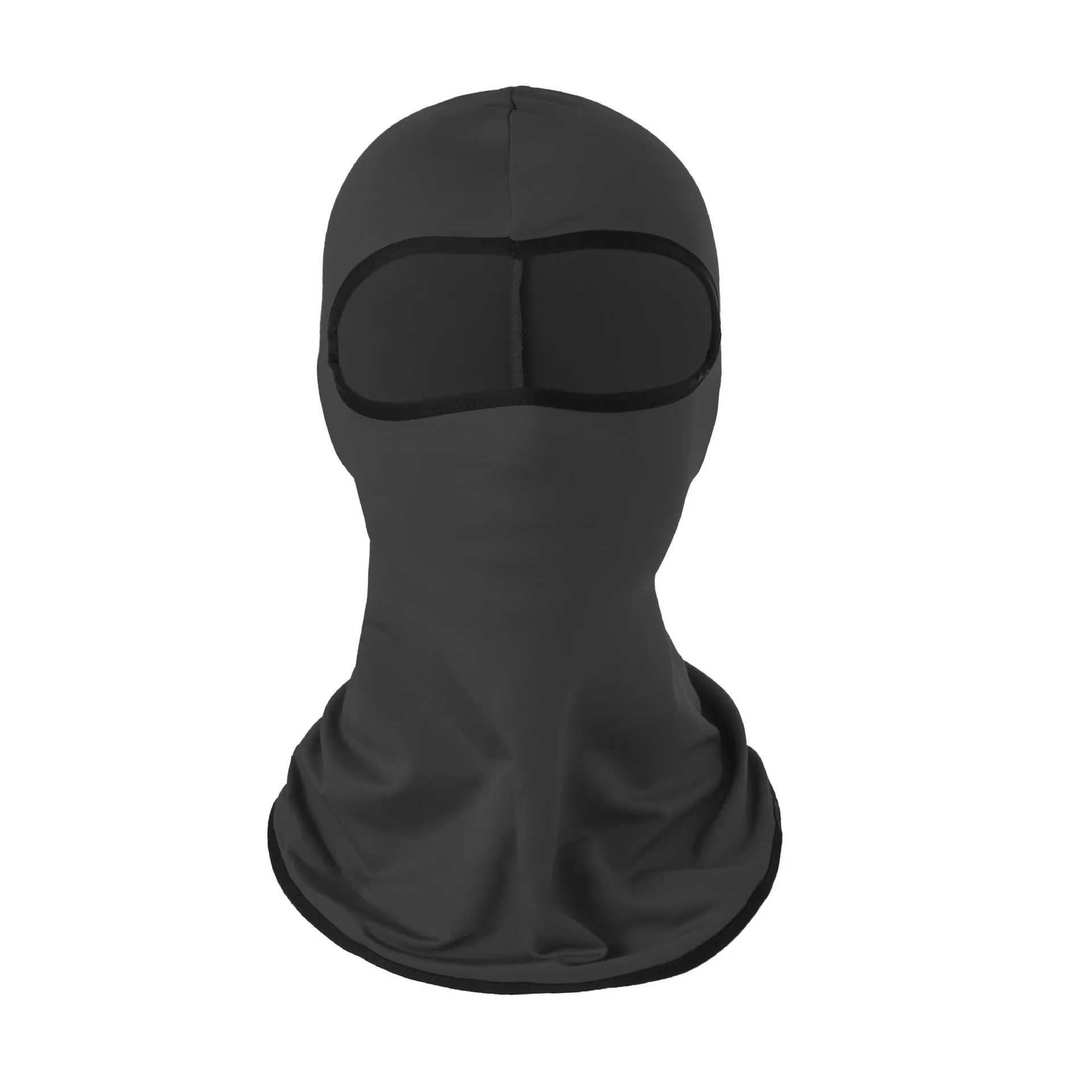 2PCs Windtight Hoods Sun-Proof Breathable Summer Ice Silk Face Mask for Outdoor Cycling