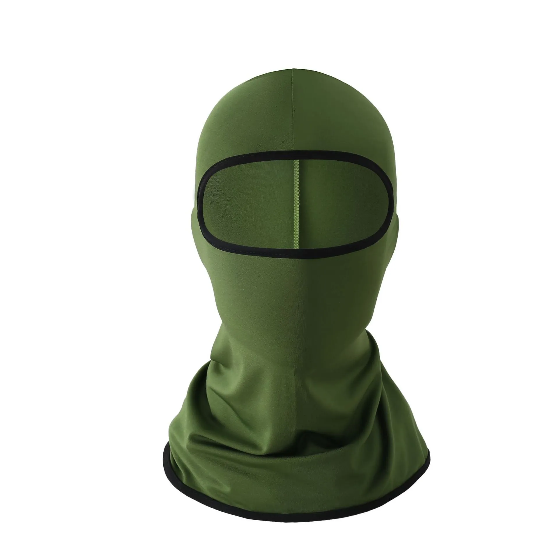 2PCs Windtight Hoods Sun-Proof Breathable Summer Ice Silk Face Mask for Outdoor Cycling