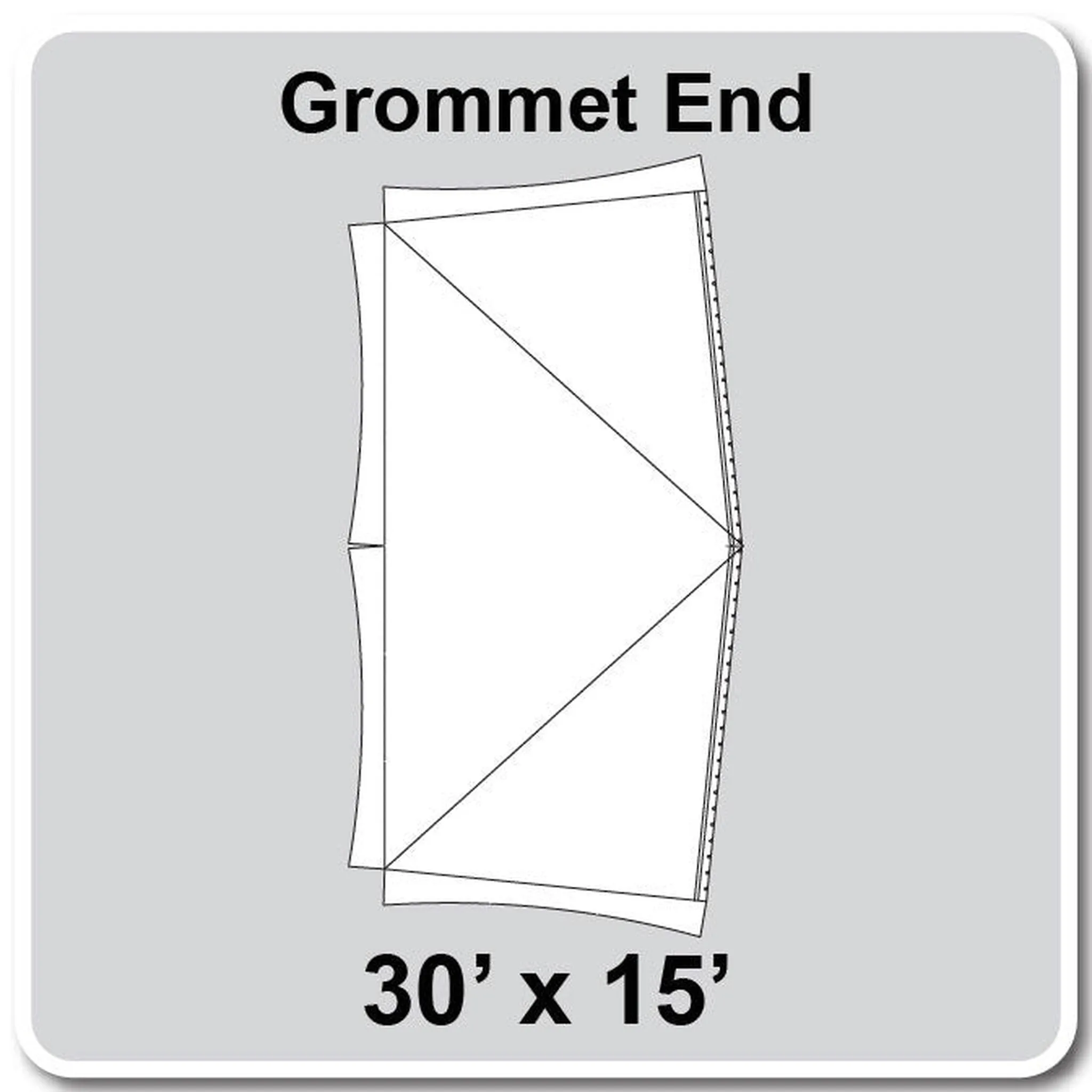 30' Wide Master Series Frame Tent Top