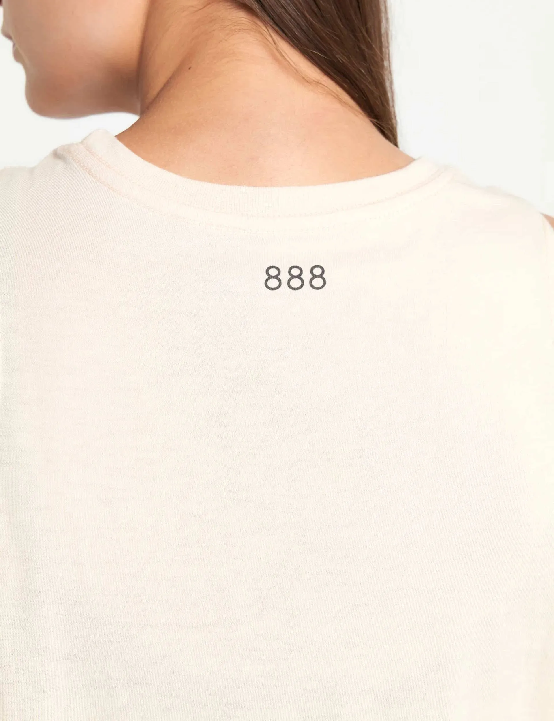 888 Balance Jade Muscle Tank - Blush