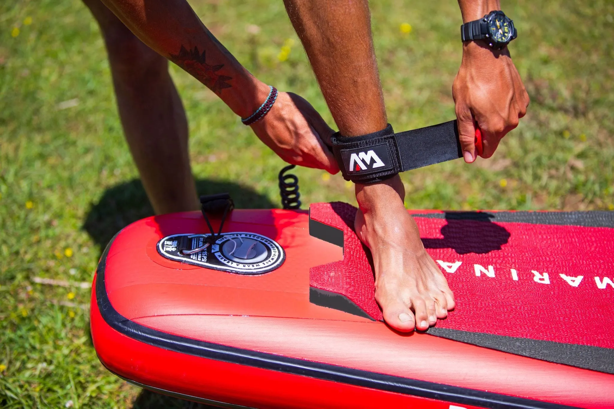 Aqua Marina 10' COIL Leash for Paddle Board Inflatable SUP