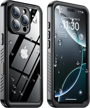 Entronix Waterproof Case For Apple iPhone 16 Pro, 360º Protective Bumper Cover