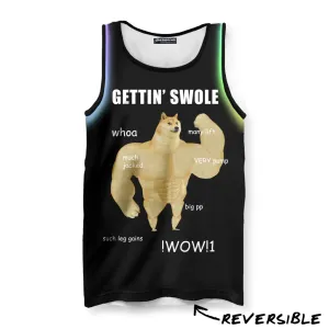Gettin Swole Doge Reversible Tank
