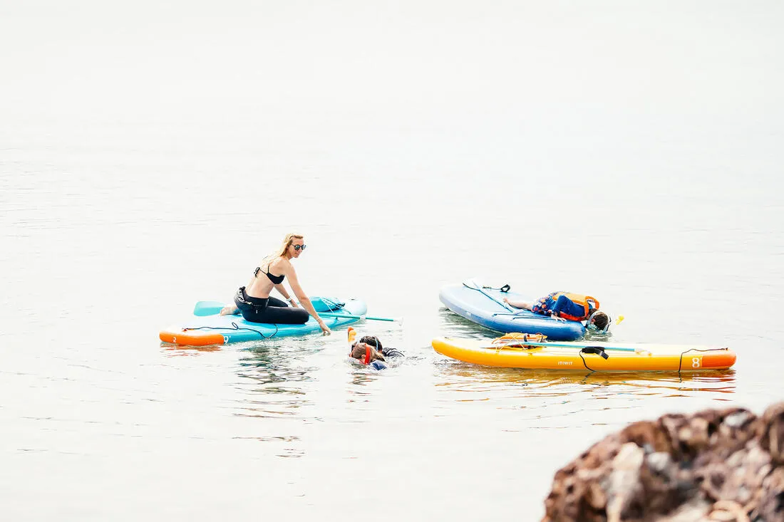 Inflatable stand-up paddleboard size M (9'/34"/5") - 1 person up to 80 kg