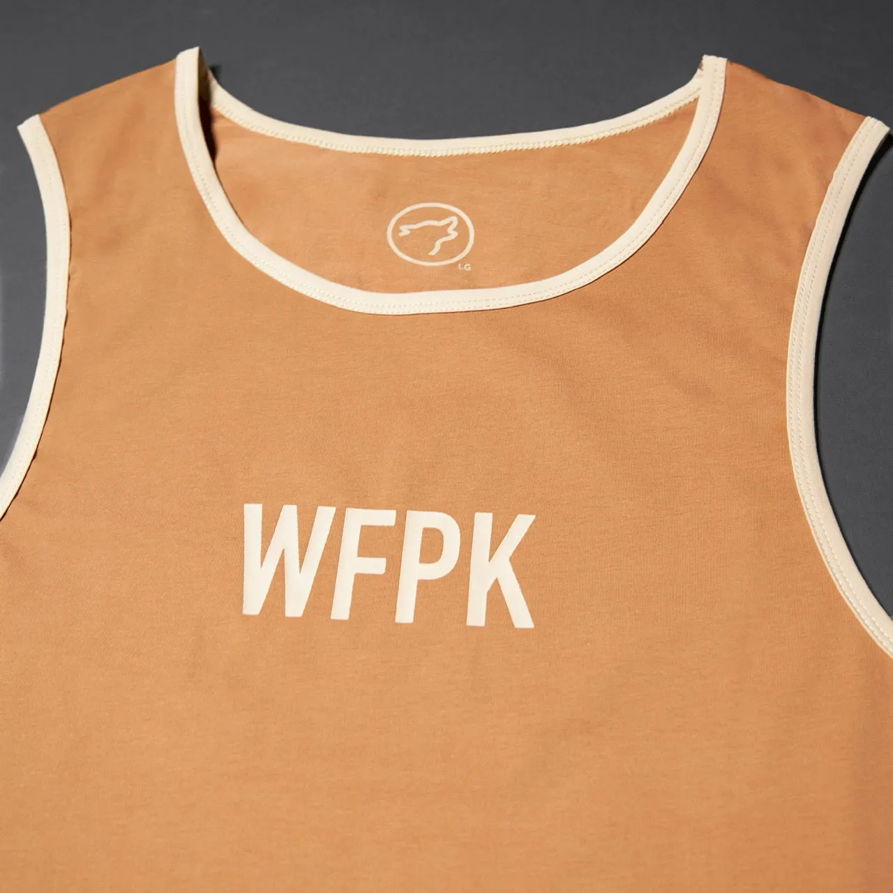Men's Performance Tank Copper w/ Neutral Border