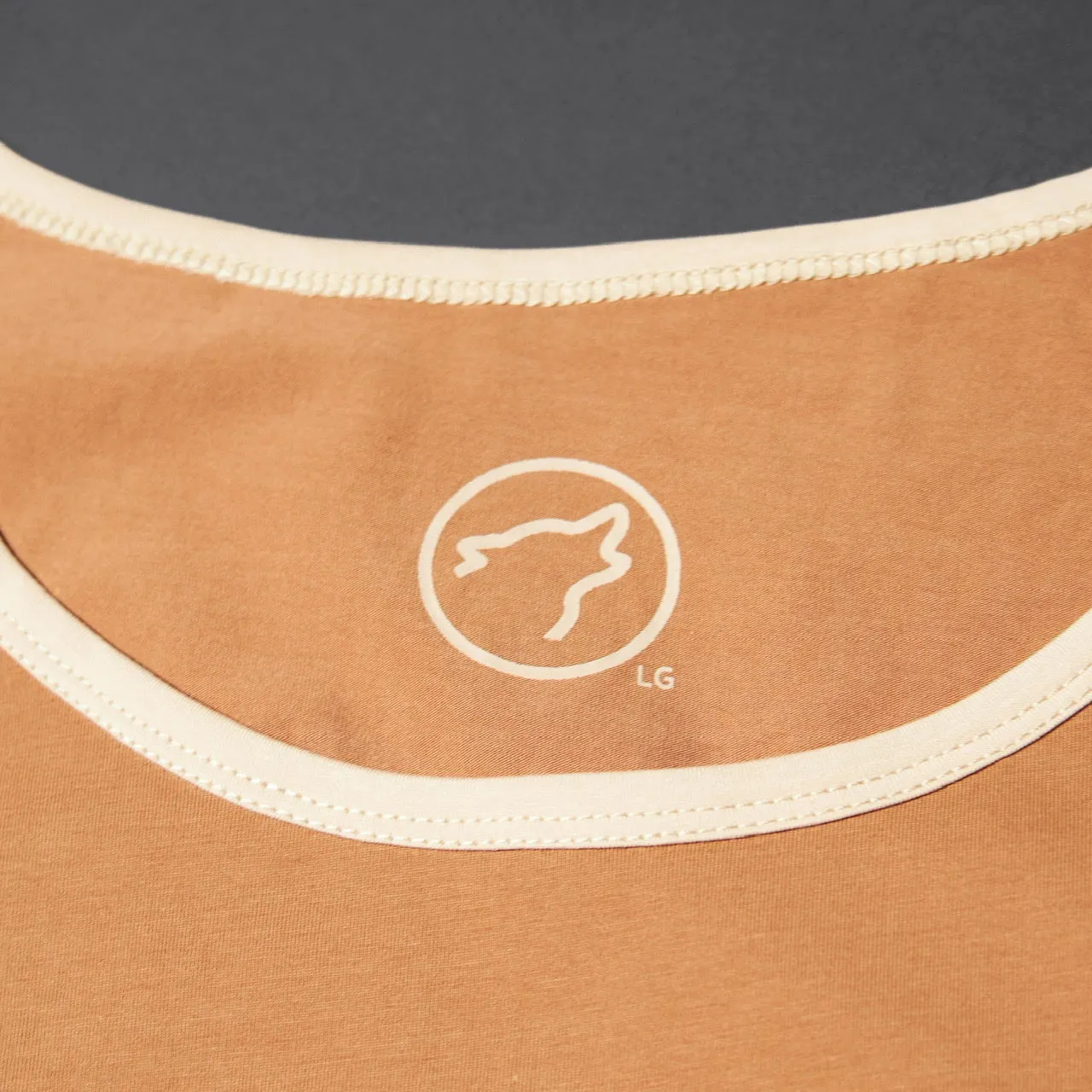 Men's Performance Tank Copper w/ Neutral Border