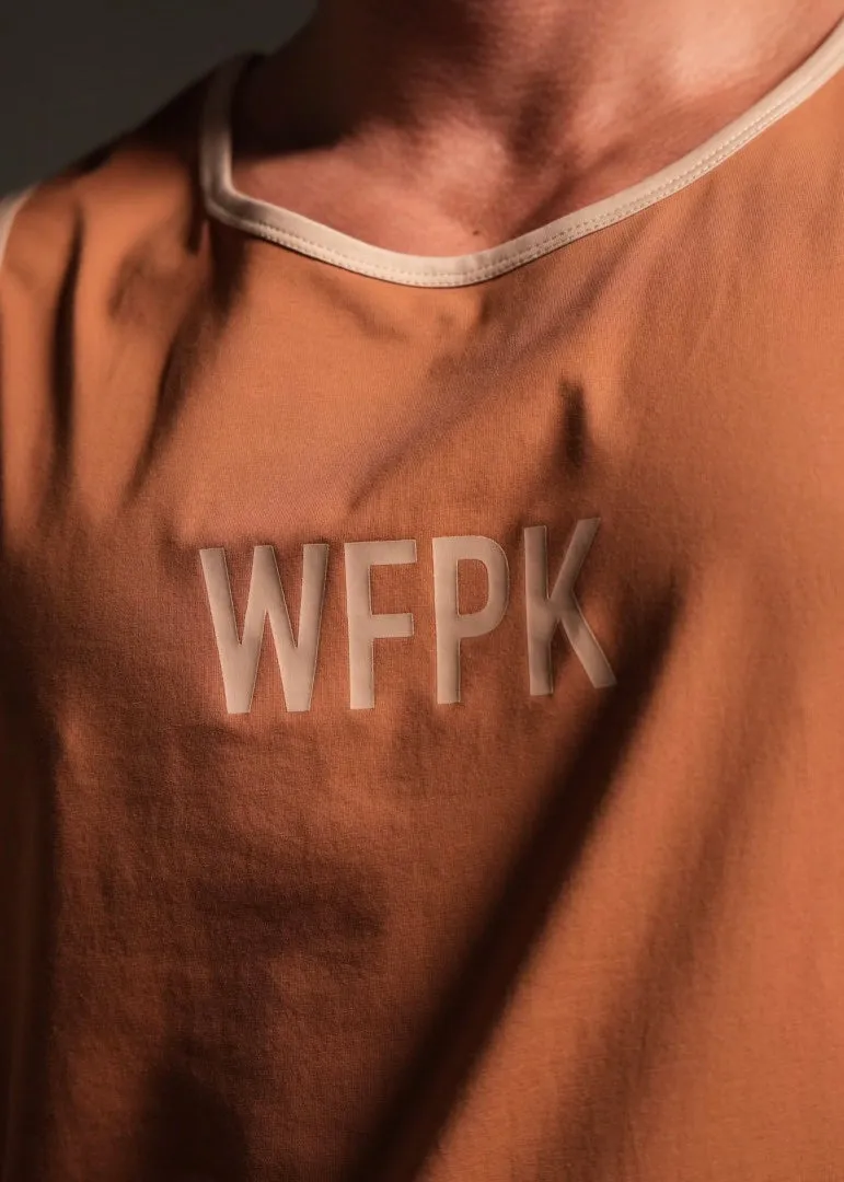 Men's Performance Tank Copper w/ Neutral Border