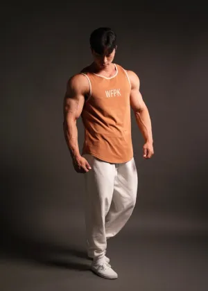 Men's Performance Tank Copper w/ Neutral Border