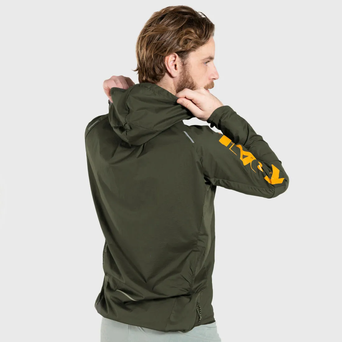 Men's Trail Running Long-Sleeved Windproof Jacket