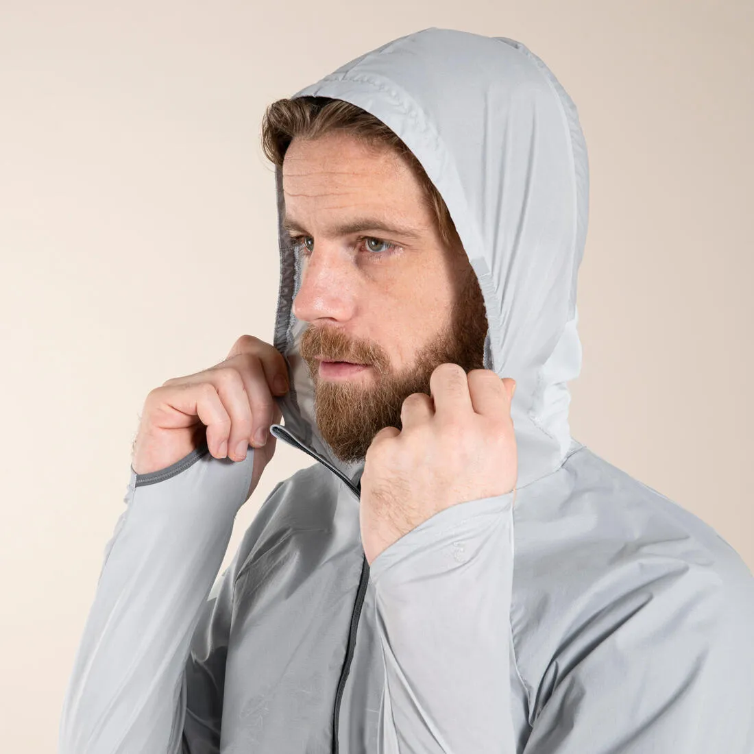 Men's Trail Running Long-Sleeved Windproof Jacket