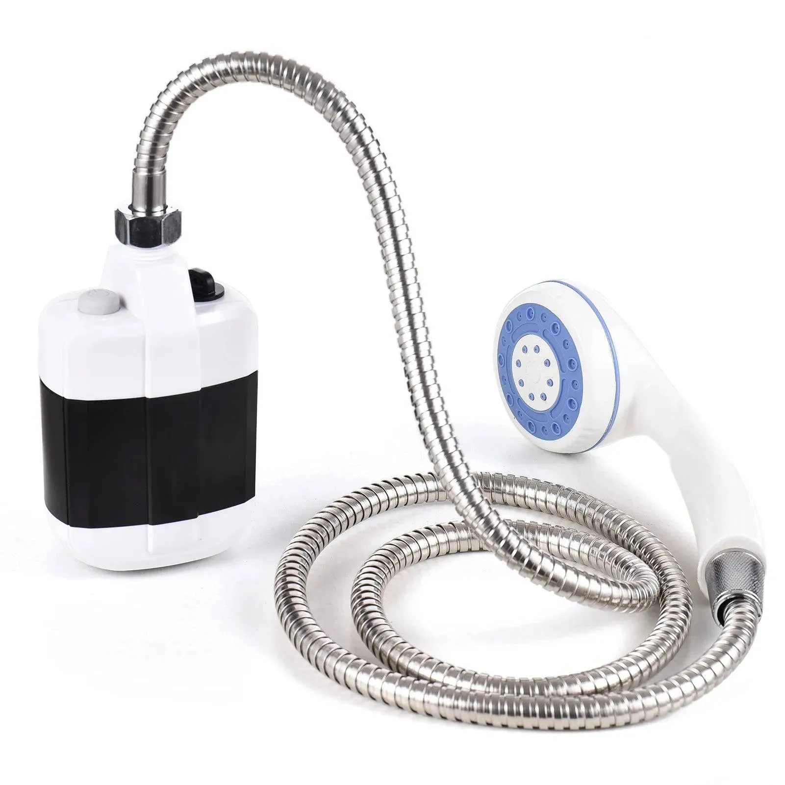 Portable Camping Shower Outdoor USB Rechargeable Electric Shower Pump for Camping Hiking Car Washing Gardening Pet Cleaning