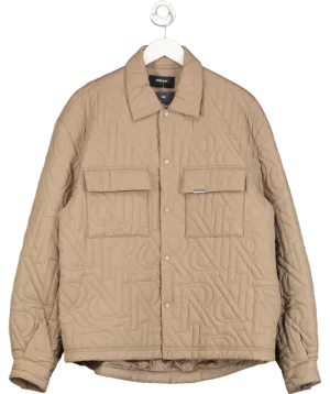 Represent Beige Initial Lightweight Jacket UK L