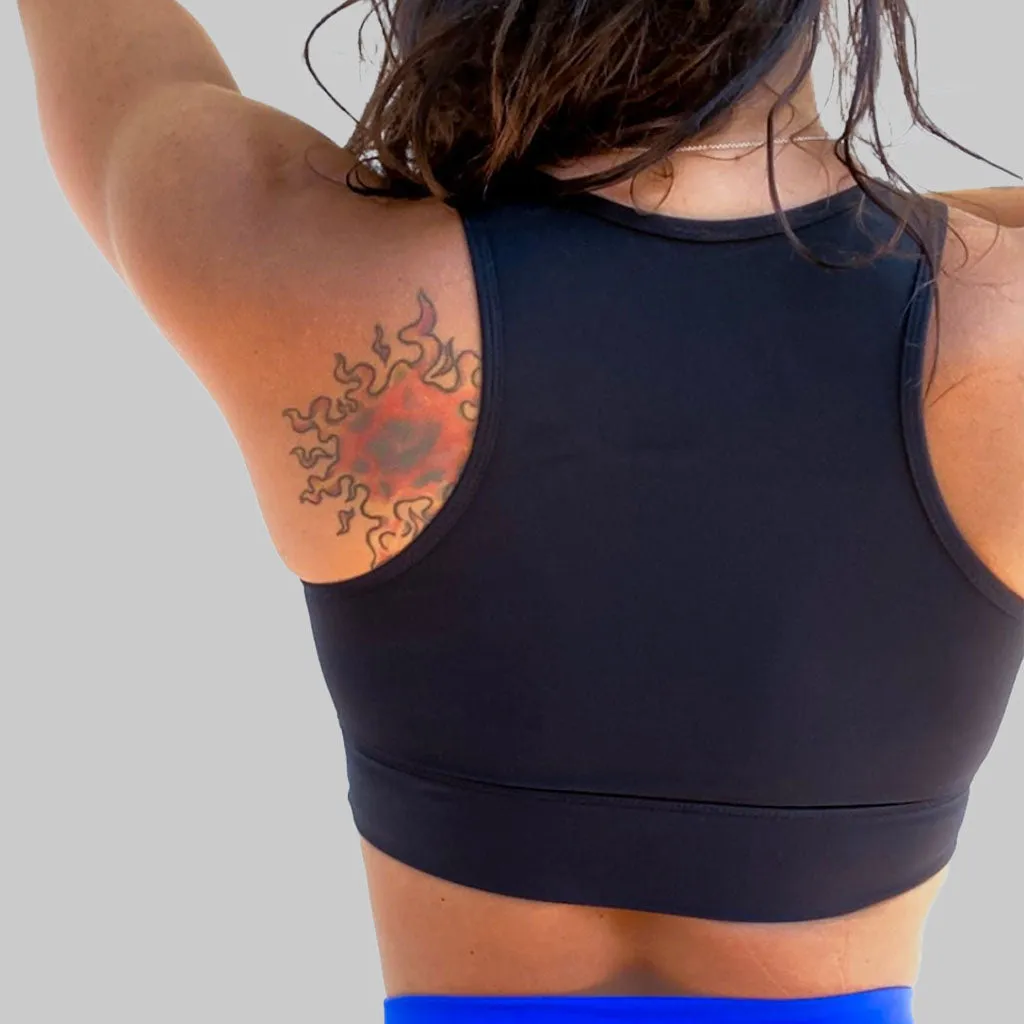 Salty Savage Ladies “Be Yourself” Peekaboo Sports Bra | Cocoa Beach Performance
