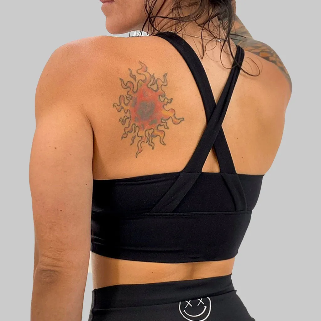 Salty Savage Ladies X Back Longline Sports Bra | Cocoa Beach Performance