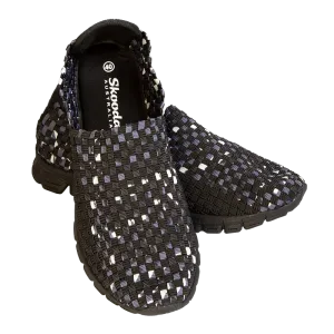 Skooda Black Speckle Slip on leisure and water shoes
