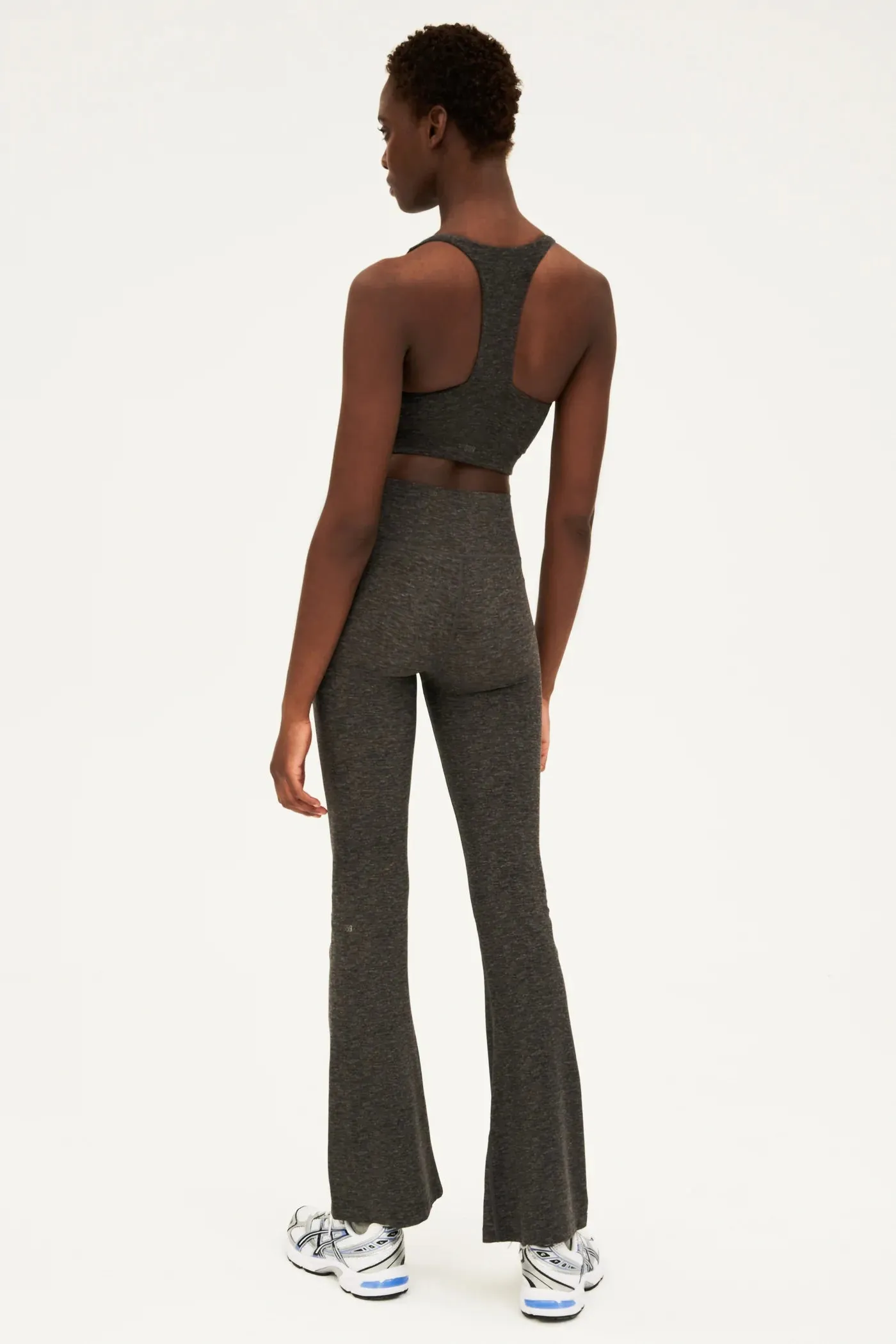 Splits59 Sara Airweight Bra in Heather Grey