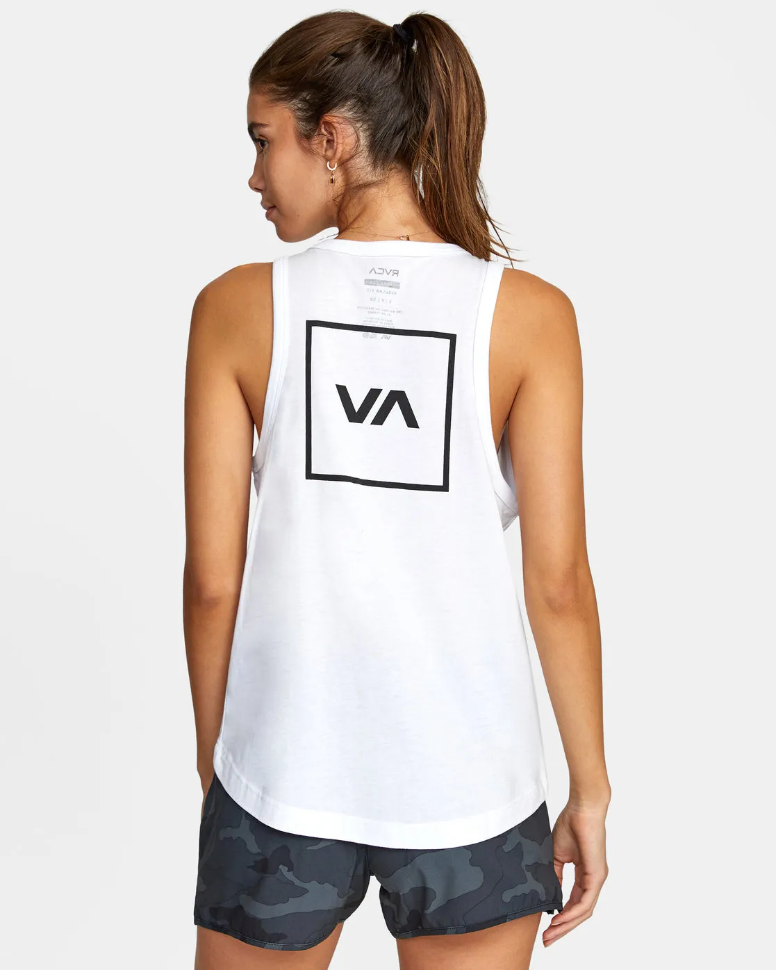 VA Muscle Workout Tank Top - White