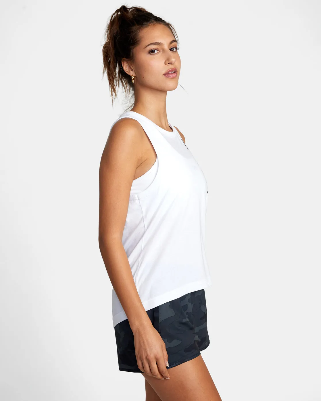 VA Muscle Workout Tank Top - White
