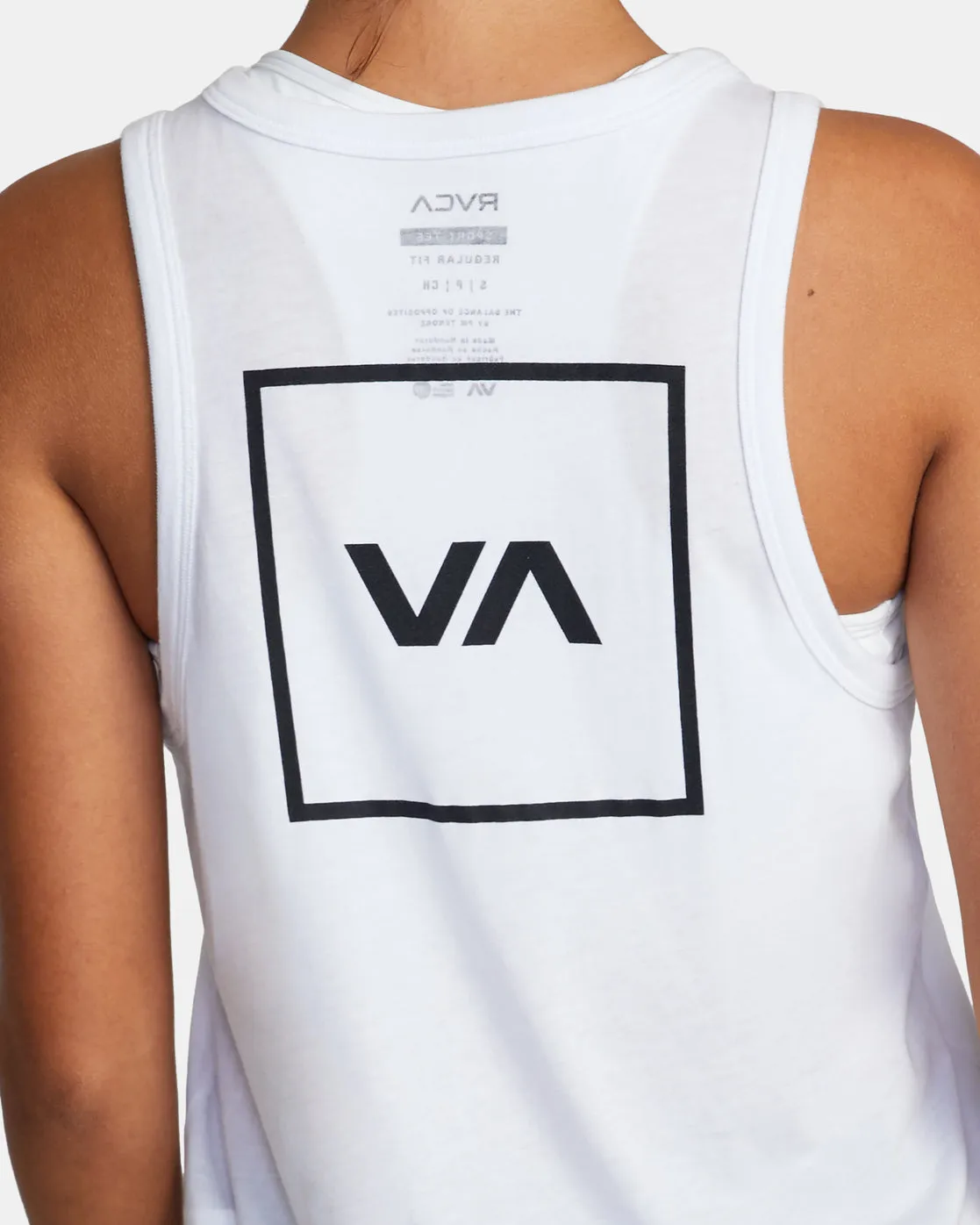VA Muscle Workout Tank Top - White