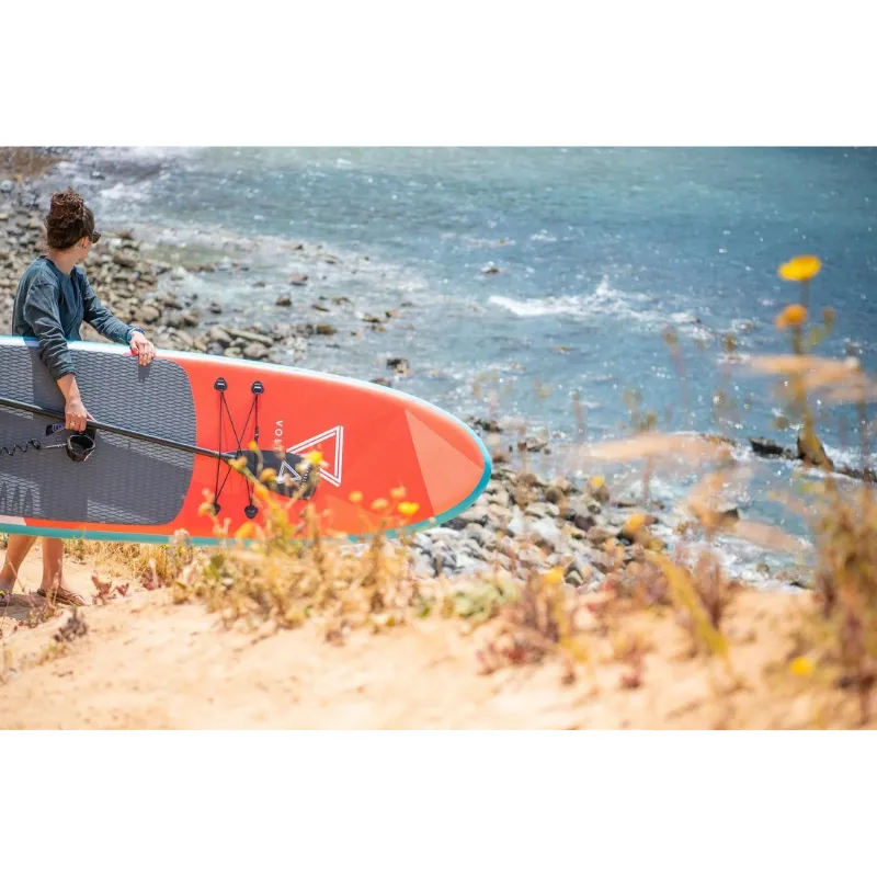 Voltsurf 11’0 Rover Stand Up Paddle Board Inflatable SUP - Turquoise Rail