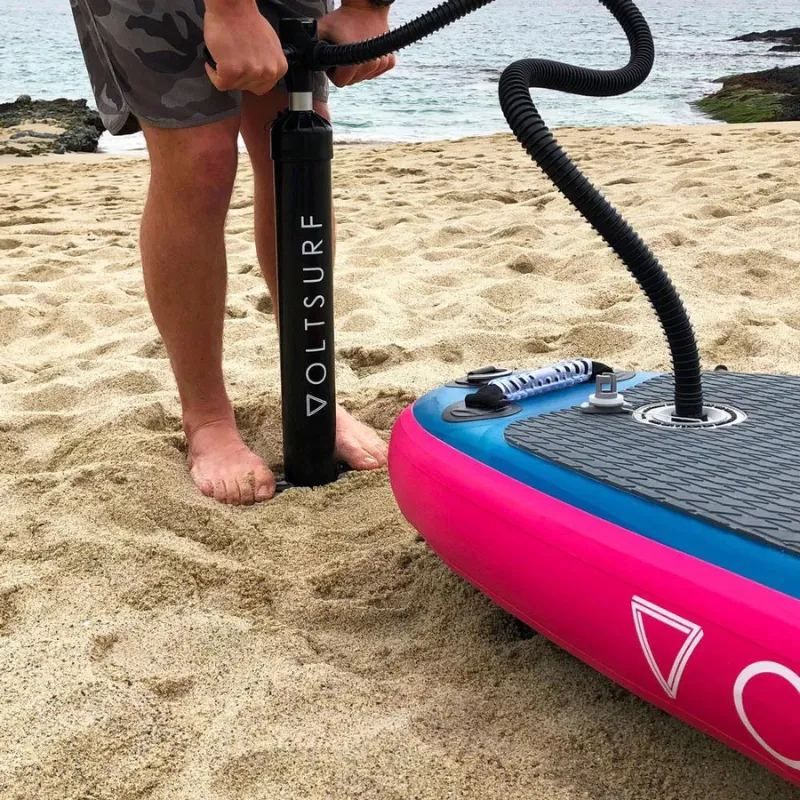Voltsurf 11’0 Rover Stand Up Paddle Board Inflatable SUP - Turquoise Rail