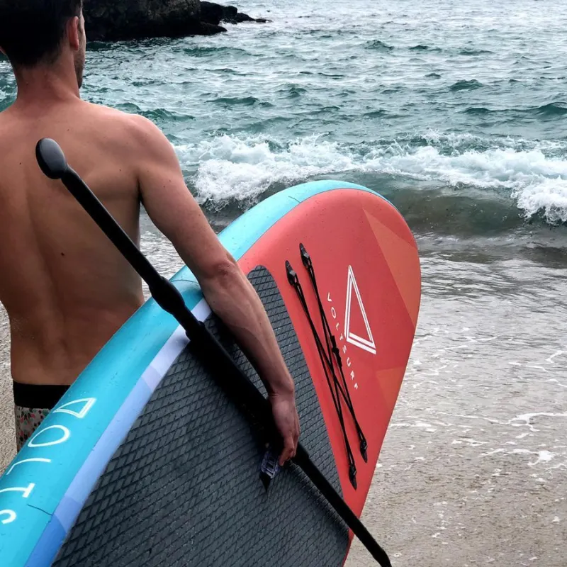 Voltsurf 11’0 Rover Stand Up Paddle Board Inflatable SUP - Turquoise Rail