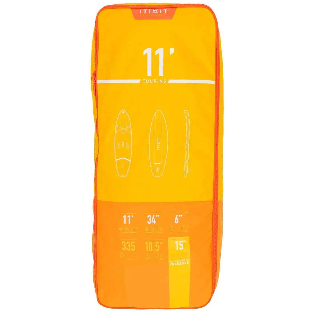 X100 11FT TOURING INFLATABLE STAND-UP PADDLEBOARD