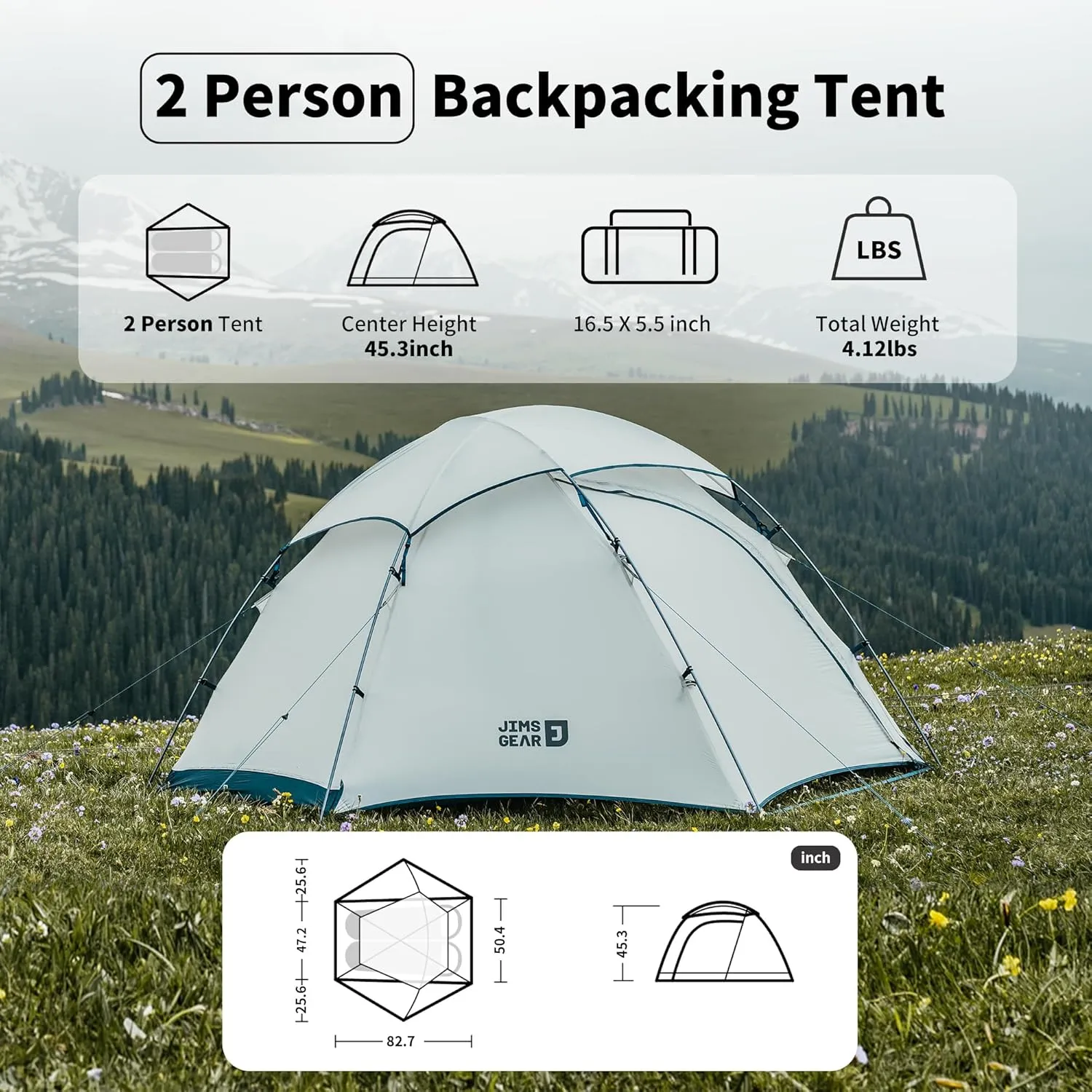 Yakou 2 Ultralight 4-Season Backpacking Tent
