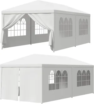 ZENY™ 10 X 20 Outdoor Wedding Party Tent Camping Shelter Gazebo Canopy with Removable Sidewalls Easy Set Gazebo BBQ Pavilion Canopy Cater Events